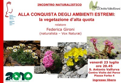 PARCO NAZIONALE DELLO STELVIO: la vegetazione d’alta quota 